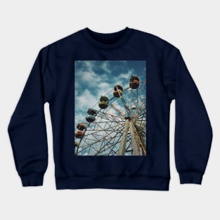 abandoned ferris wheel Crewneck Sweatshirt